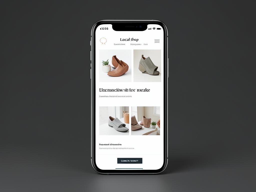 Exemplo de site para loja & serviços